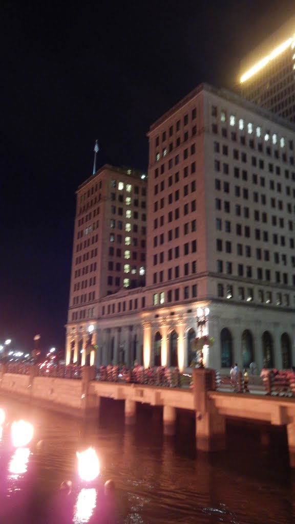 Providence, RI, WaterFire near Memorial Blvd. [10.08.2013] by Bogdan Tapu