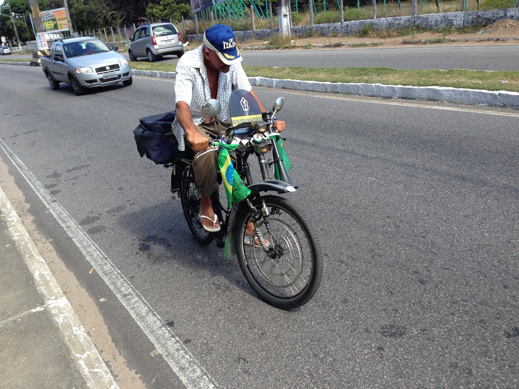 Parque do Pitimbu, Parnamirim - RN, República Federativa do Brasil. Monark 1972 modificada. by Dedé de Zé Luca