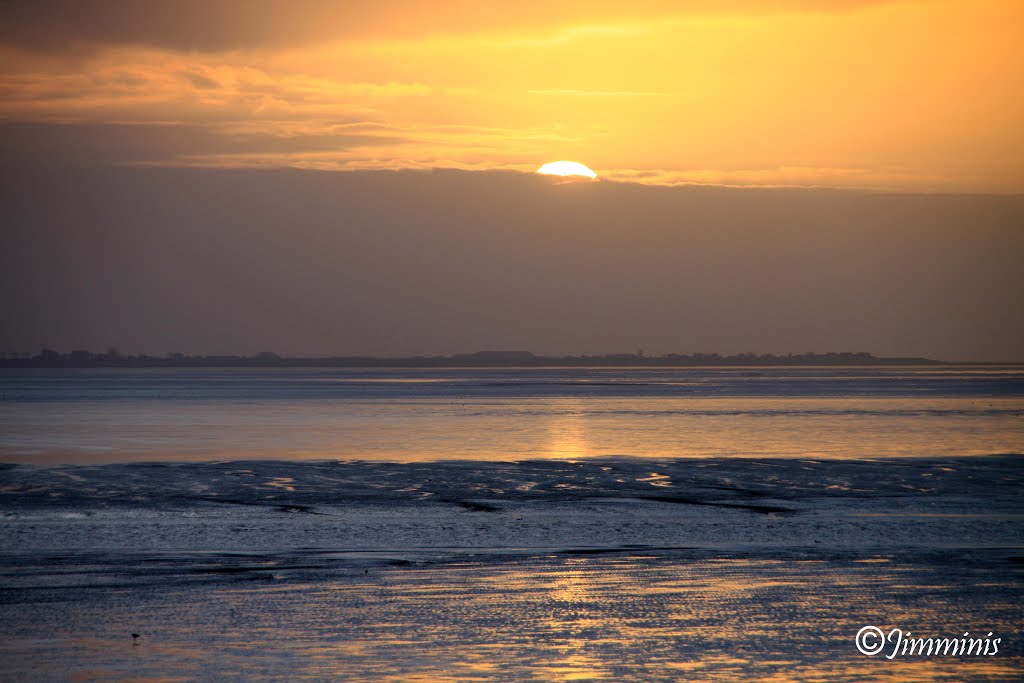 12/2013 Sonnenuntergang -Meldorfer Hafen - Badestrand Elpersbüttel by Jimminis