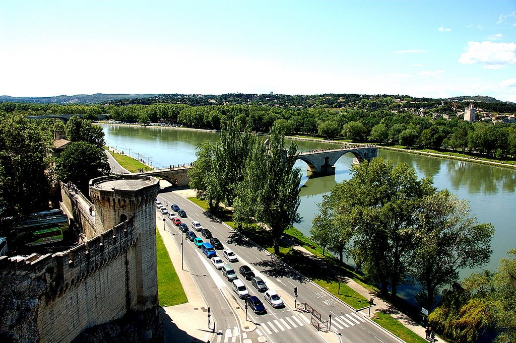 France Avignon (le Pont St Benezet) by Claude Roussel-Dupre