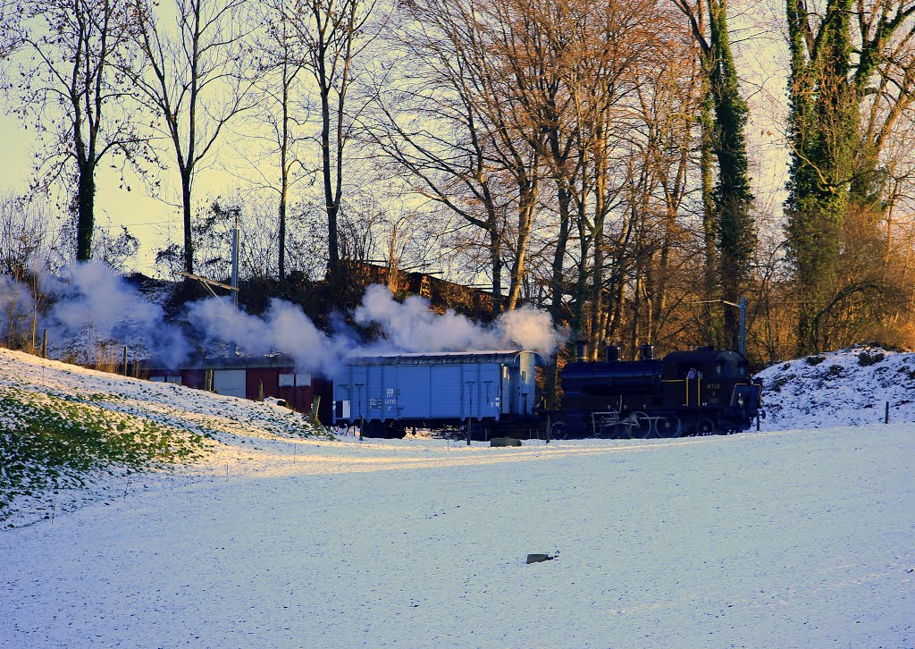 Dampfzug Haupwil-B'zell / 01.12.2013 by rudolf dubs