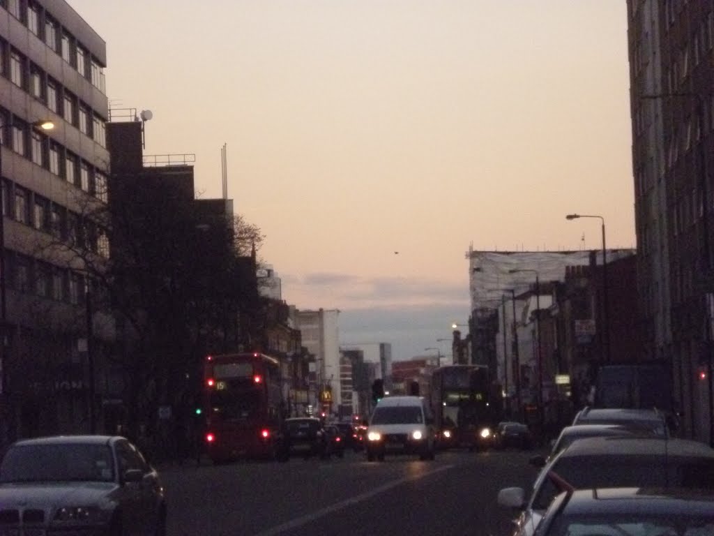 Commercial Road - looking east by David Sankey