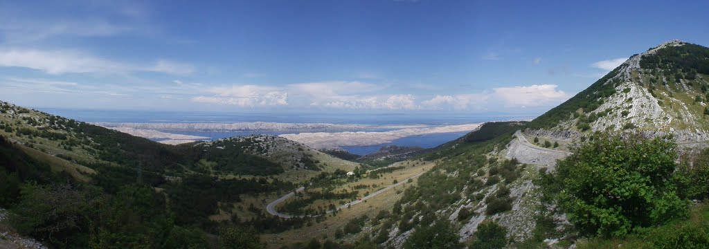 Kvarner Islands from Velebit, Croatia by Rasto Kirn