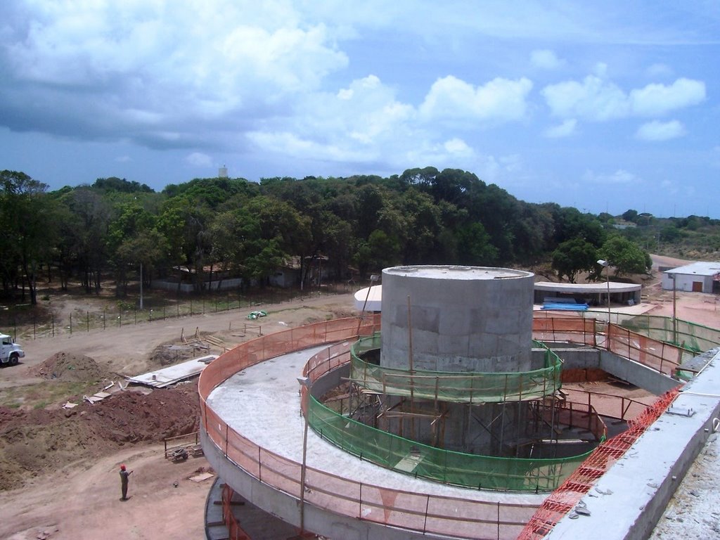 Obras da Estação Ciência Cultura e Artes do Cabo Branco by Karen Matias