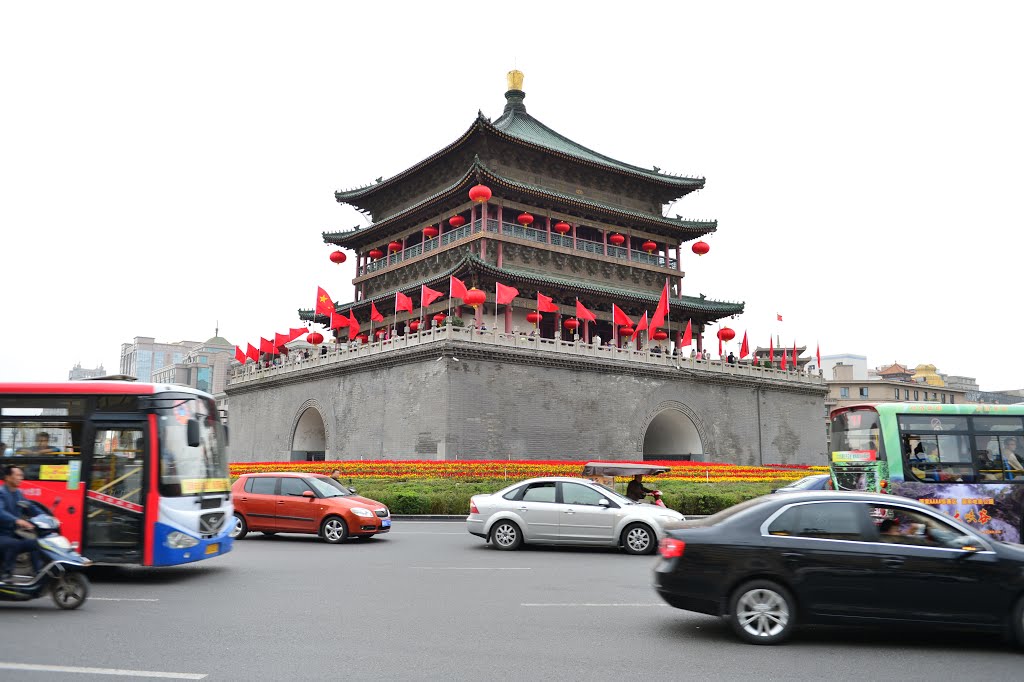 Beiyuanmen Snacks Street, Xi'an, Shaanxi, China by 走?神州