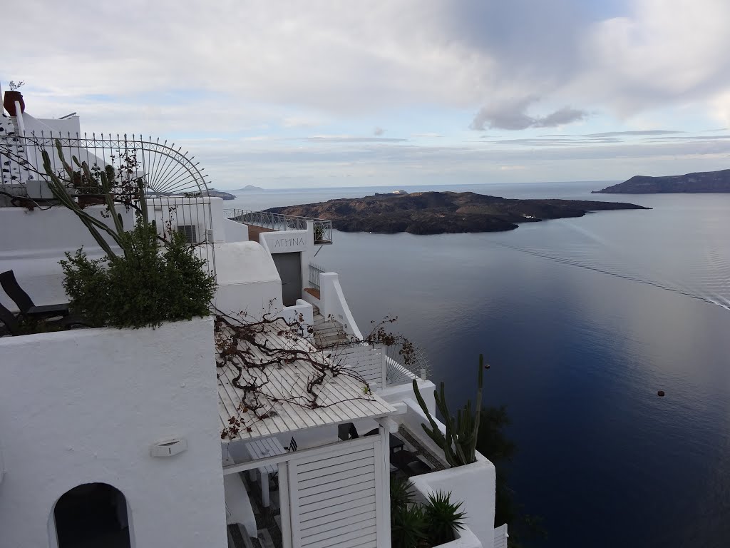 Beydoun family in santorini by salim beydoun