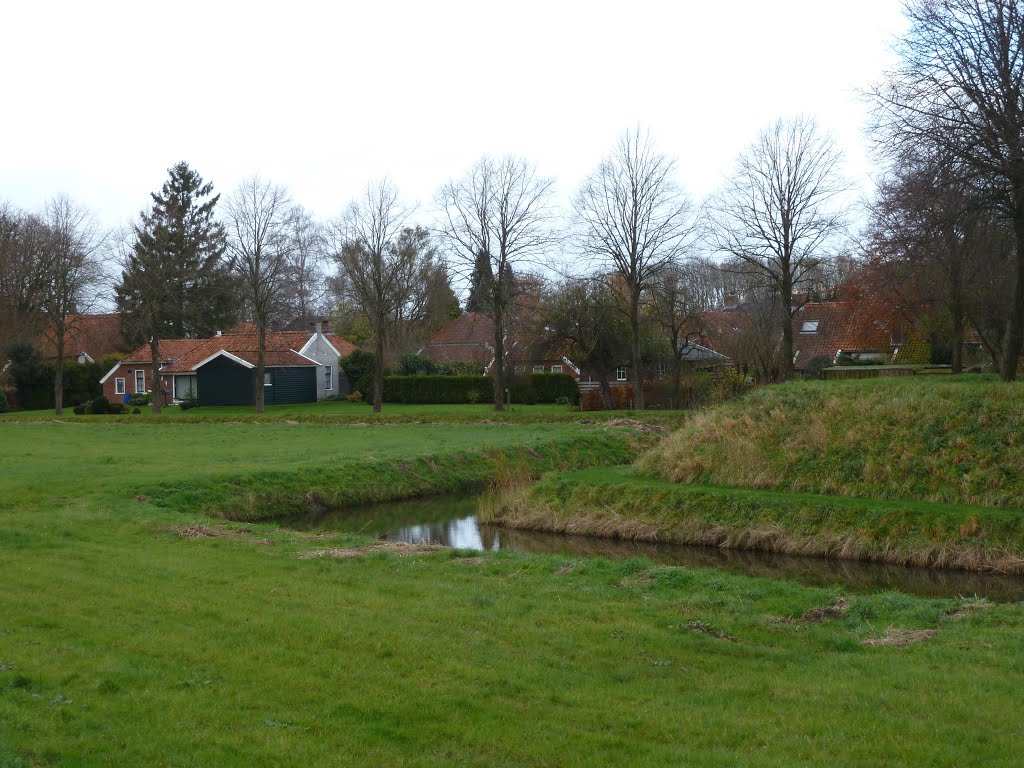 Oudeschans...vesting-dorb..von kanälen umgeben..holland by f.h ehrenberger germany