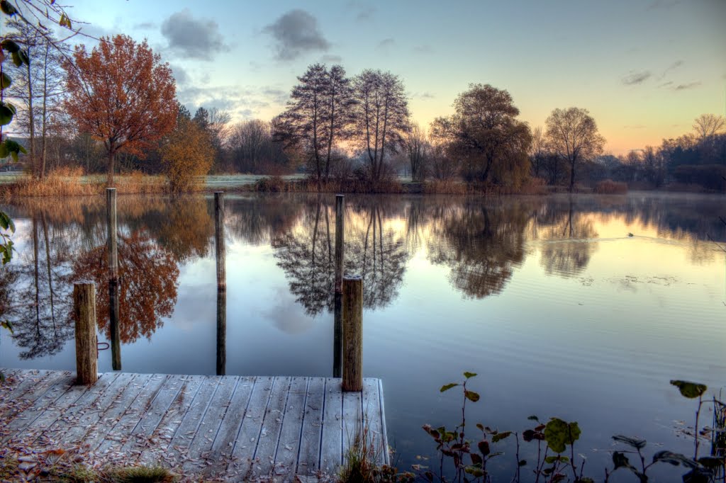 Thielenburger See - erster Frost by Richter Maik