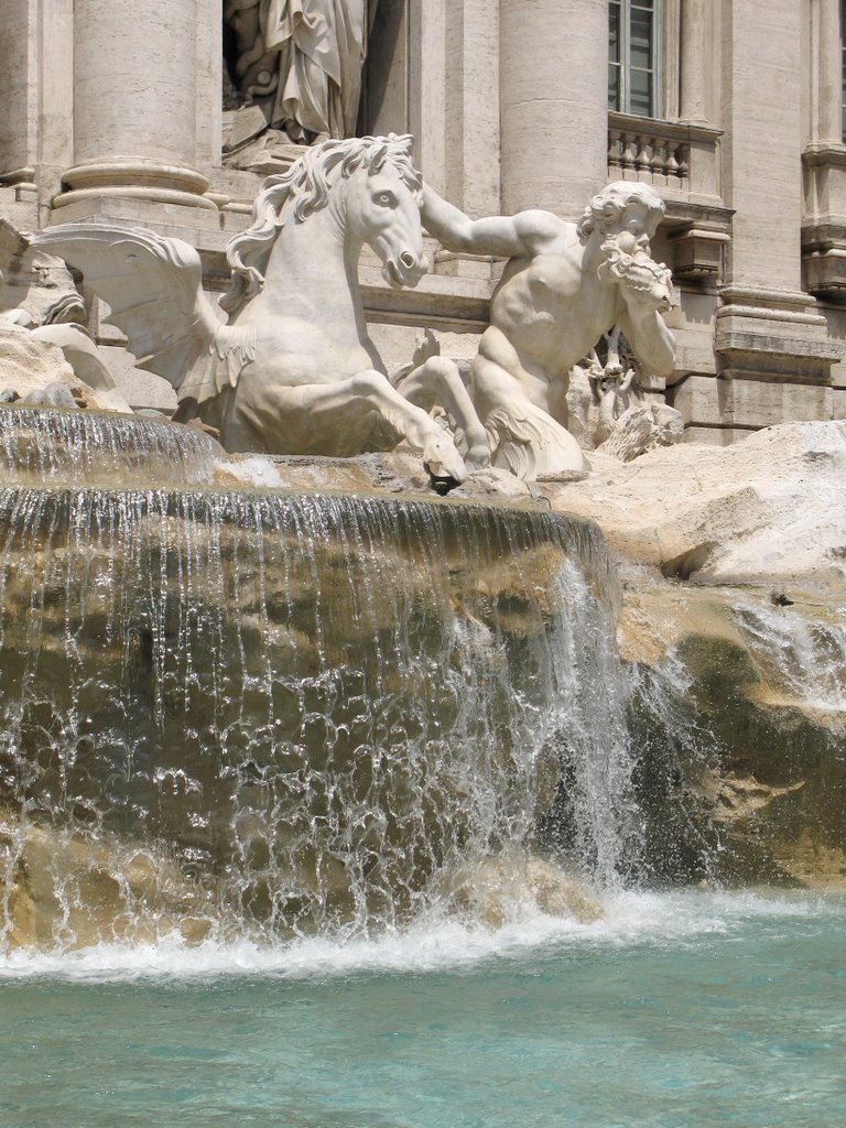 Closed View in Fontana di Trevi by miguel_cabrera