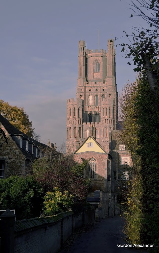 West tower, Ely Cathedral, Cambridgeshire by Gordon Alexander