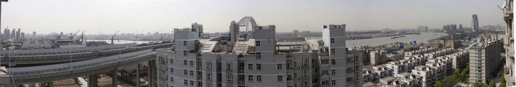 Panorama Lupu Bridge by Diemei