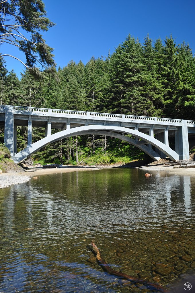 Cummins Creek Bridge by Mike Goff