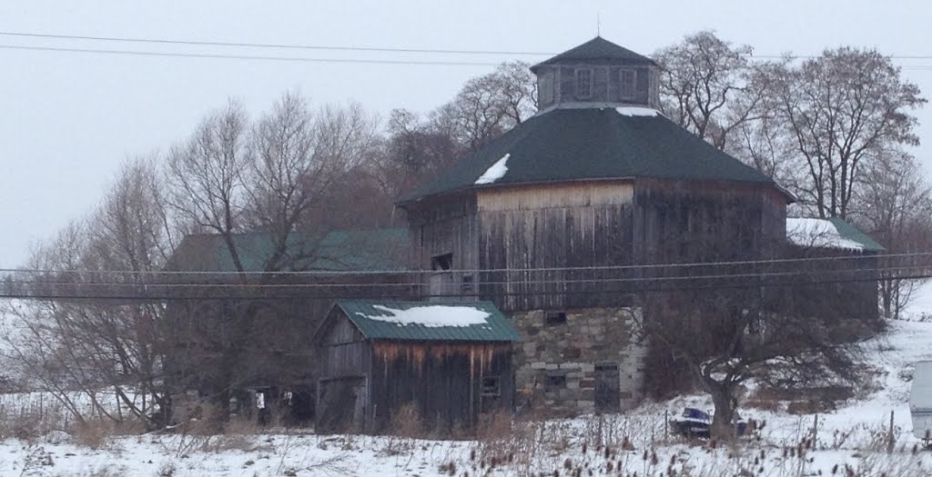 Not quite a round barn by JBTHEMILKER