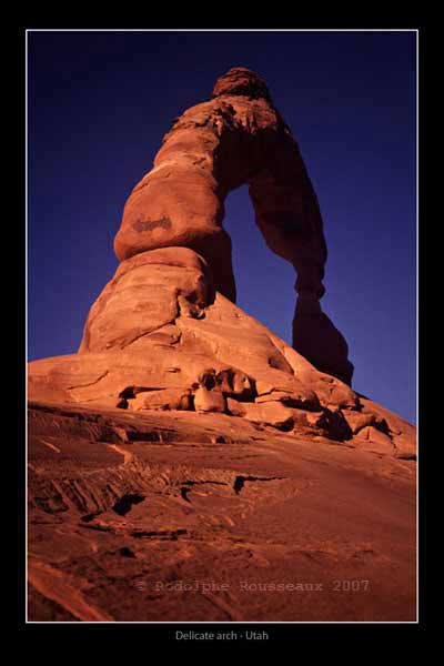 Delicate arch by Rodolphe Rousseaux - www.littleplanet.info