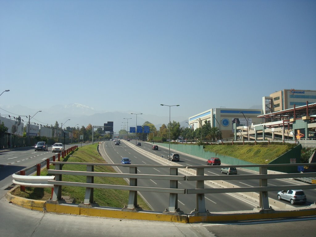 Costanera Norte cruce Padre Hurtado 2, Fulvio Hurtado. by Dyfulvio