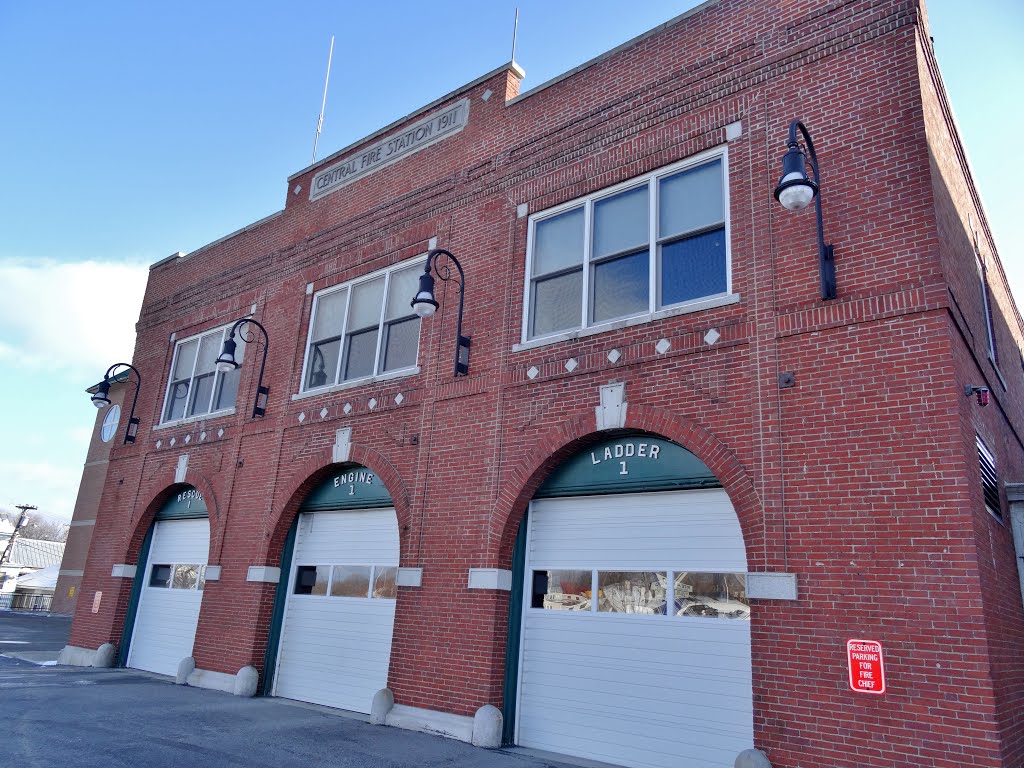 1911 Central Fire Station, Waterville Maine by Taoab