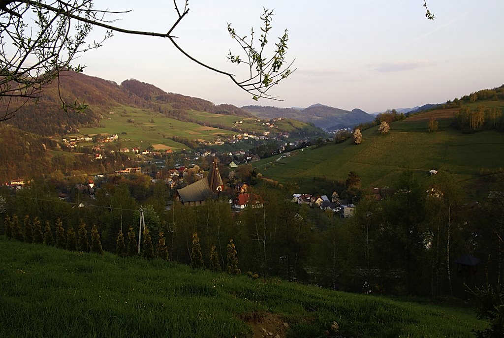 Rytro_panorama Suchej Strugi by tadeusz dziedzina©