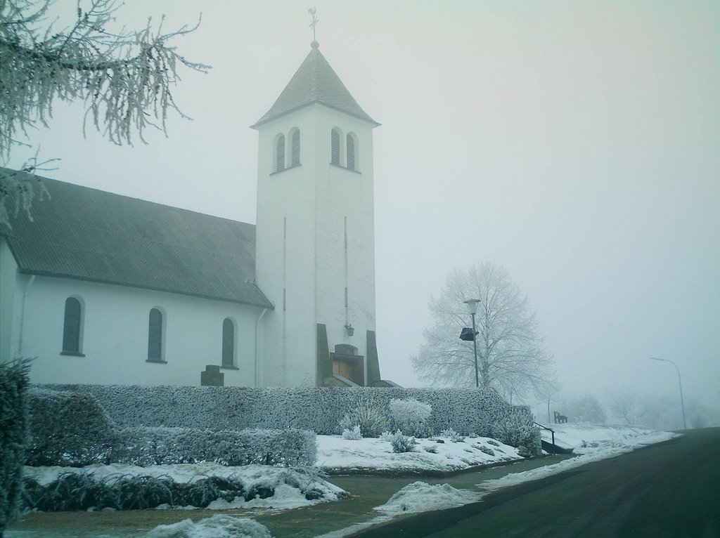 Reitscheid - Kirche im Nebel by Englert Oswin