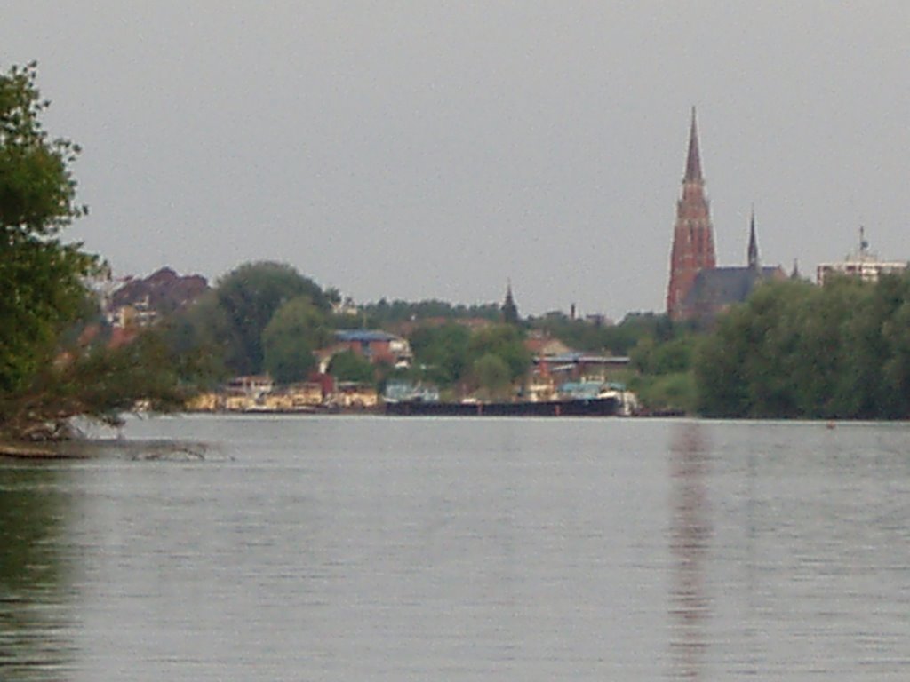 Osijek katedrala - pogled sa Drave by hrvojeOS