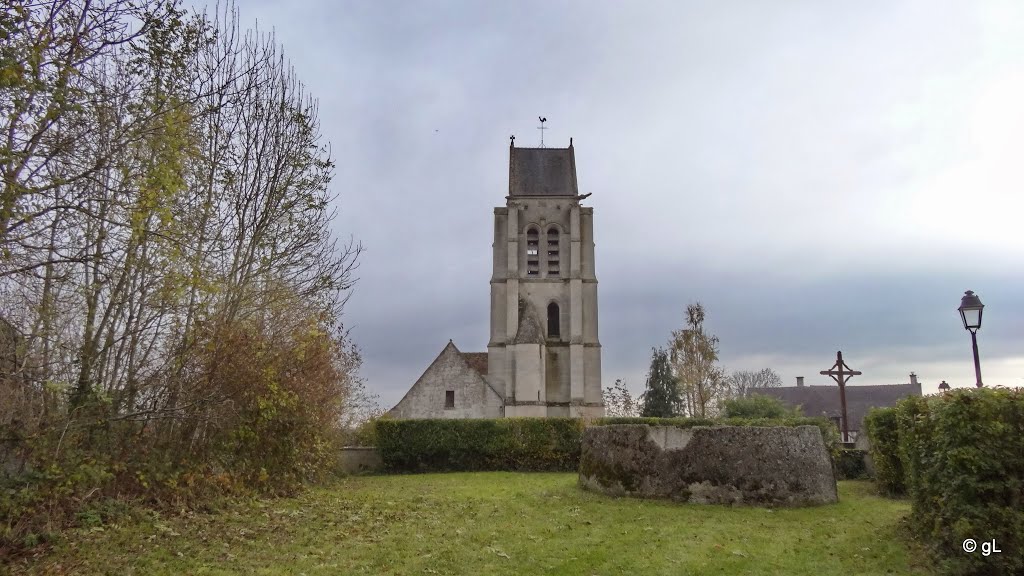 Bémont : L’église surplombe la vallée de l’Automne et les marais du Berval by astrorail