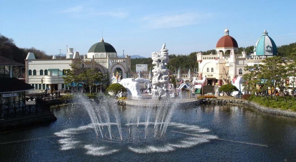 Fountain in Daejeon Zooland by o.b.