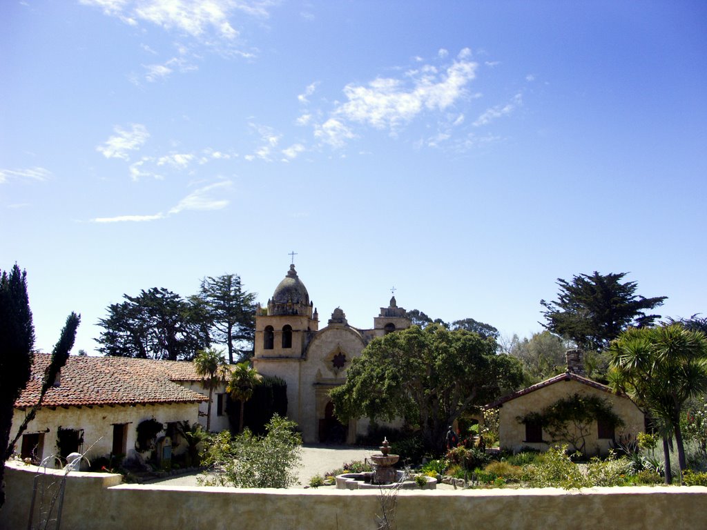 Carmel Mission Over the Wall by MCVTour