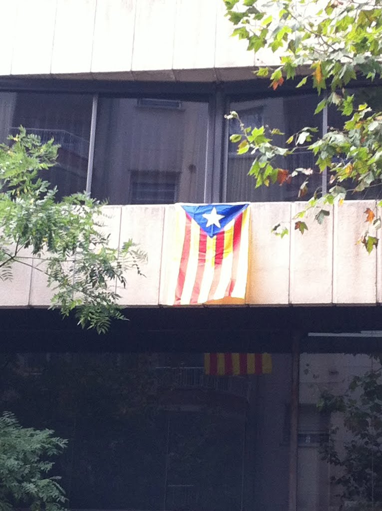 Sant Gervaci. Barcelona. Catalonian Flags. by catalonianflags