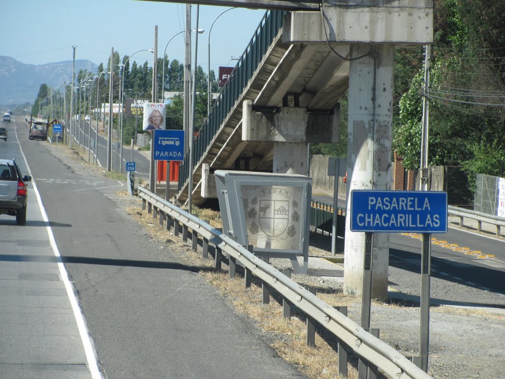 Km.259.- Pasarela Chacarillas -Sector Sur de Talca by Luis Cesar