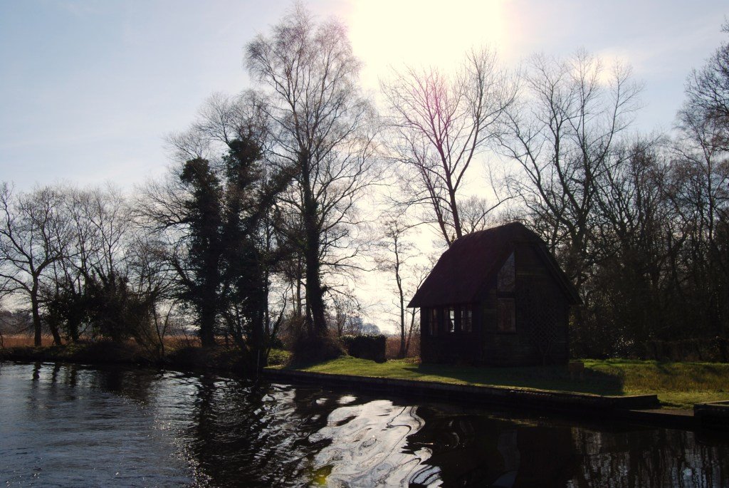 Barn by the River by jrebrown