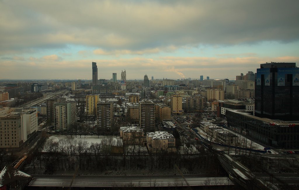 Dreary winter panorama by wjaz