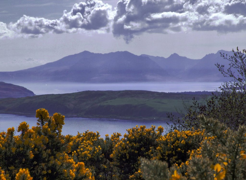 Arran & Cumbraes from Haylie Fishery by Scotia