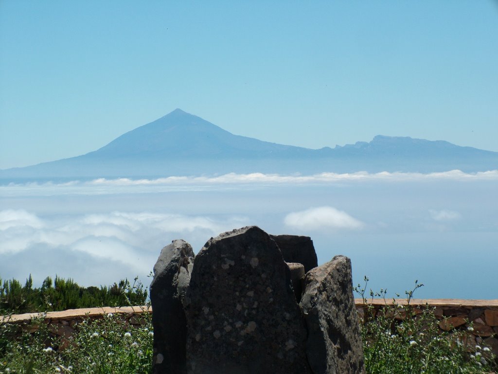 TEIDE (Desde la cima del alto Garajonay) LA GOMERA by ROQUE GUTIÉRREZ