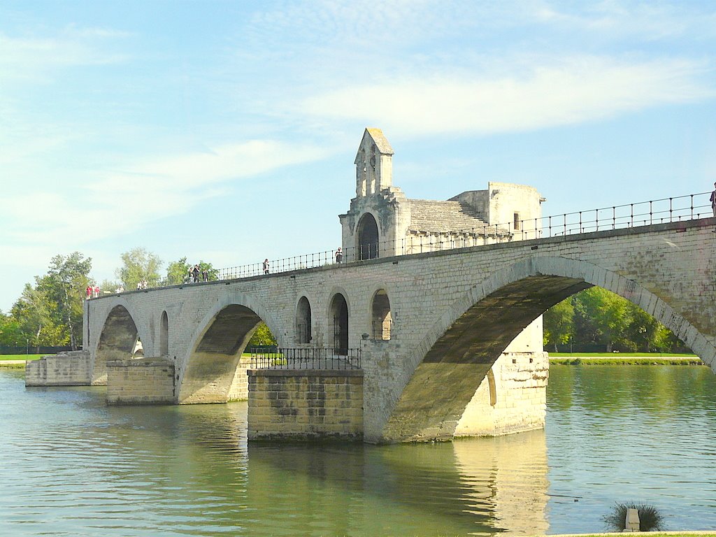 Il ponte sul Rodano di Avignone by Chocolat13