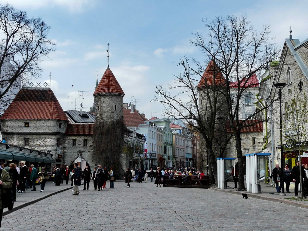 Viru Gates. Tallin, Estonia. by Nicola Baltico