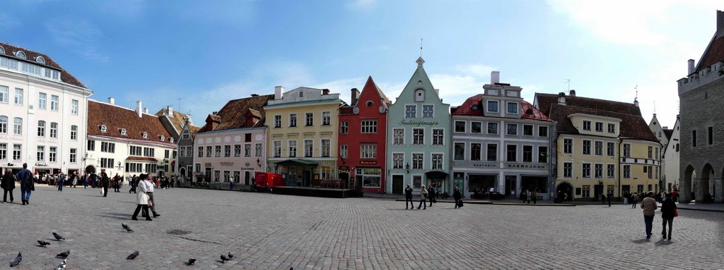 Town Hall Square. Tallinn, Estonia. by Nicola Baltico