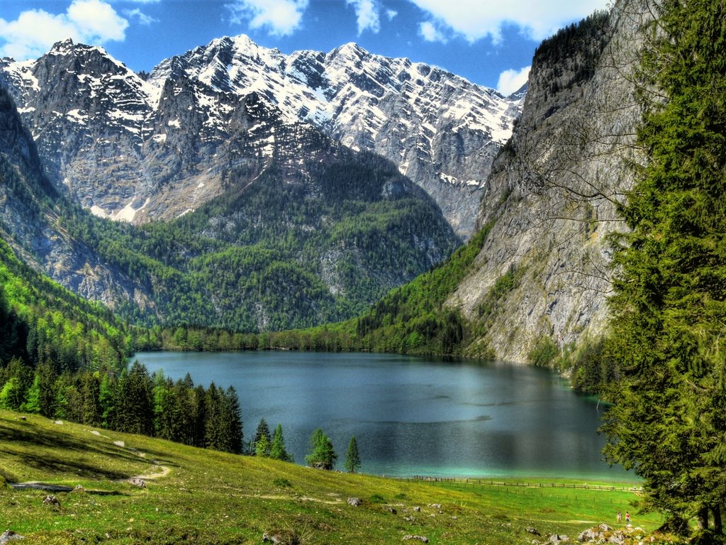 Obersee mit Watzmann by Hartl