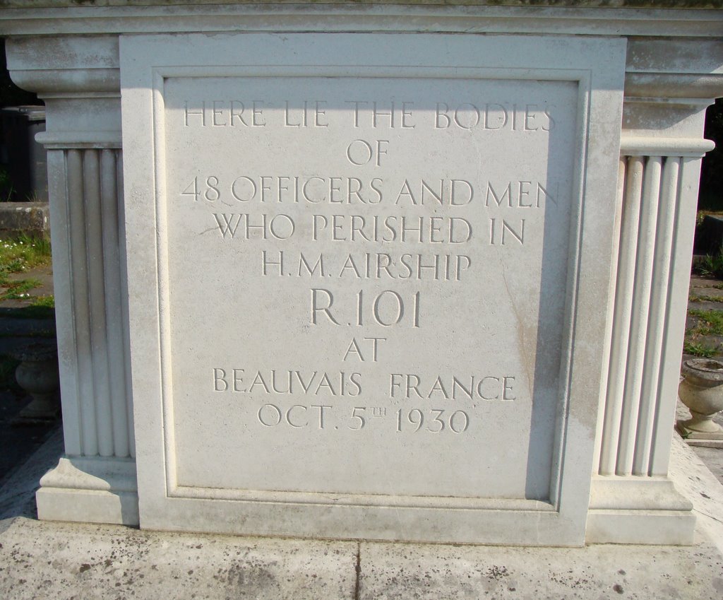 R101 Memorial Inscription by G Lokey