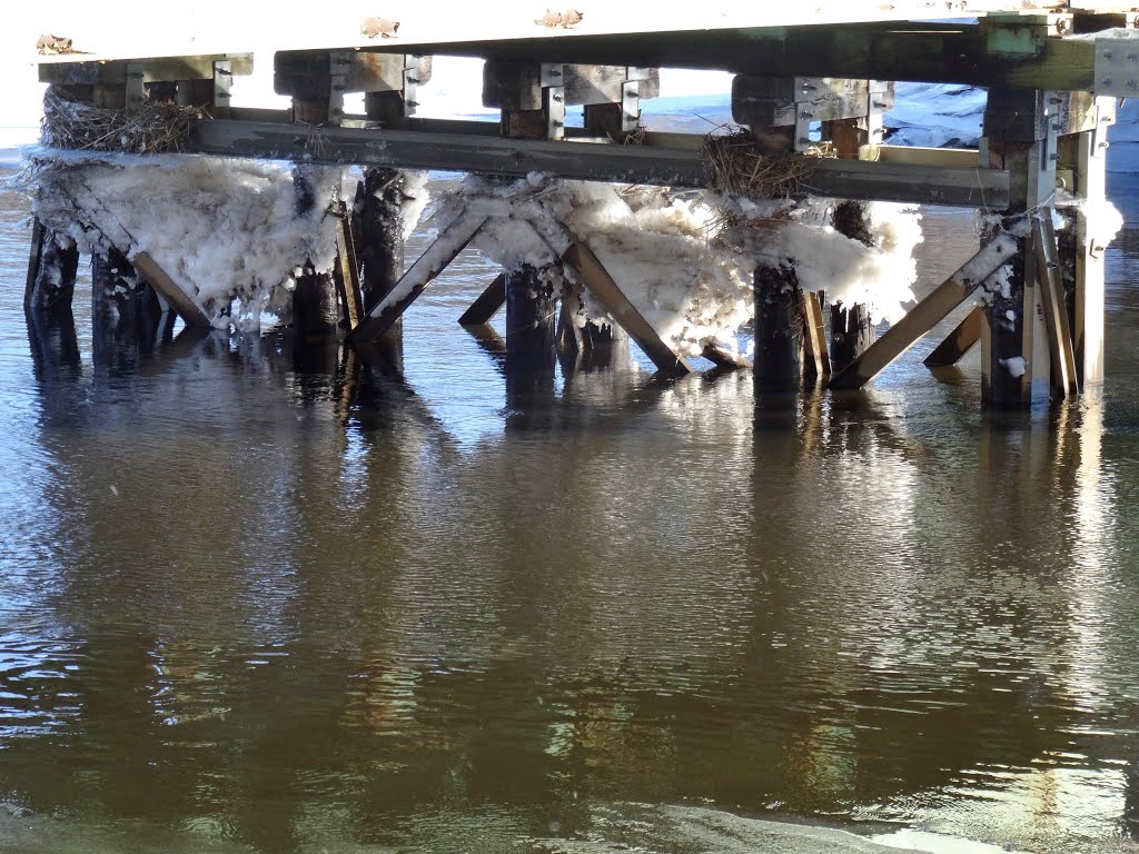 1942 Muddy River Bridge; Topsham Maine by Taoab