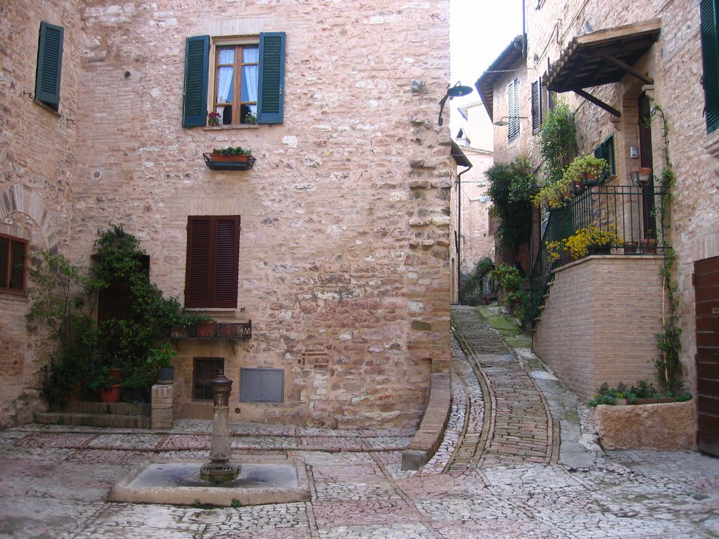 Spello, le vie del borgo. by Robert@Dona