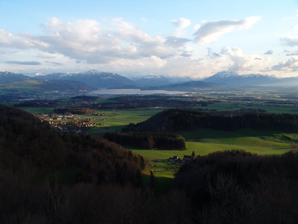 Lake of Zug, Zug, Mt. Rigi and Mt. Pilatus by beroarklinux