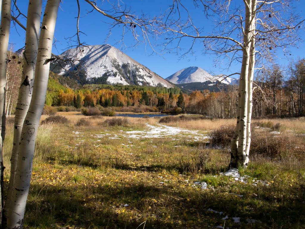 Warner Lake snow by Tom C.