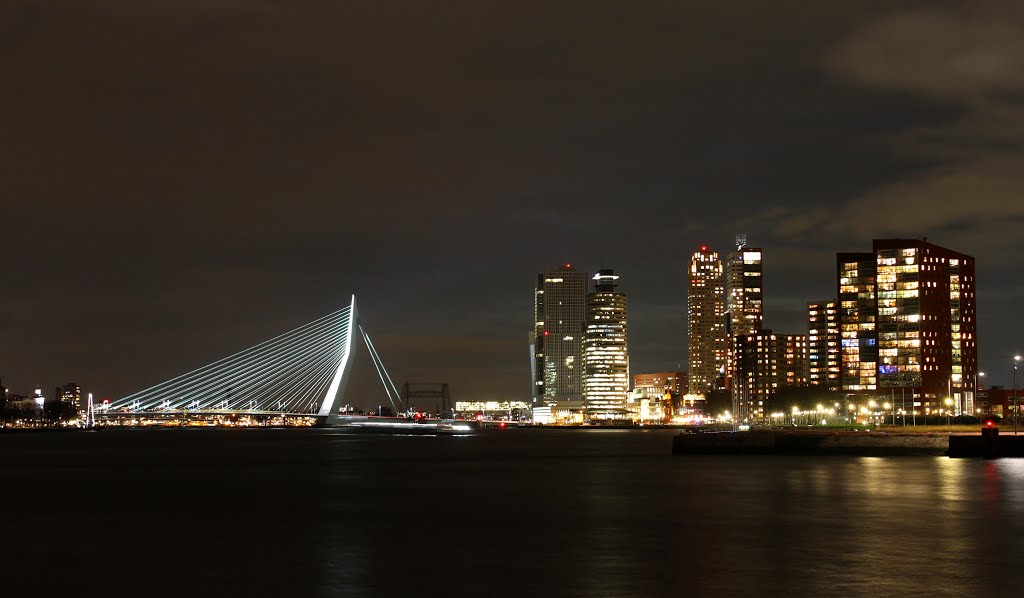 Nederland - Rotterdam - Erasmusbrug by Henny  Brouwers