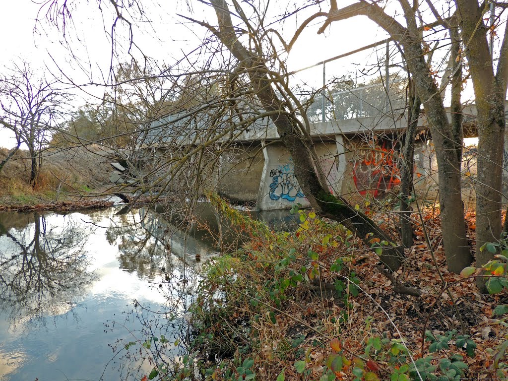 Sacramento Northern Bike Trail Bridge over Dry Creek, Rio Linda, CA by Steve Schmorleitz, NationalParkLover.com