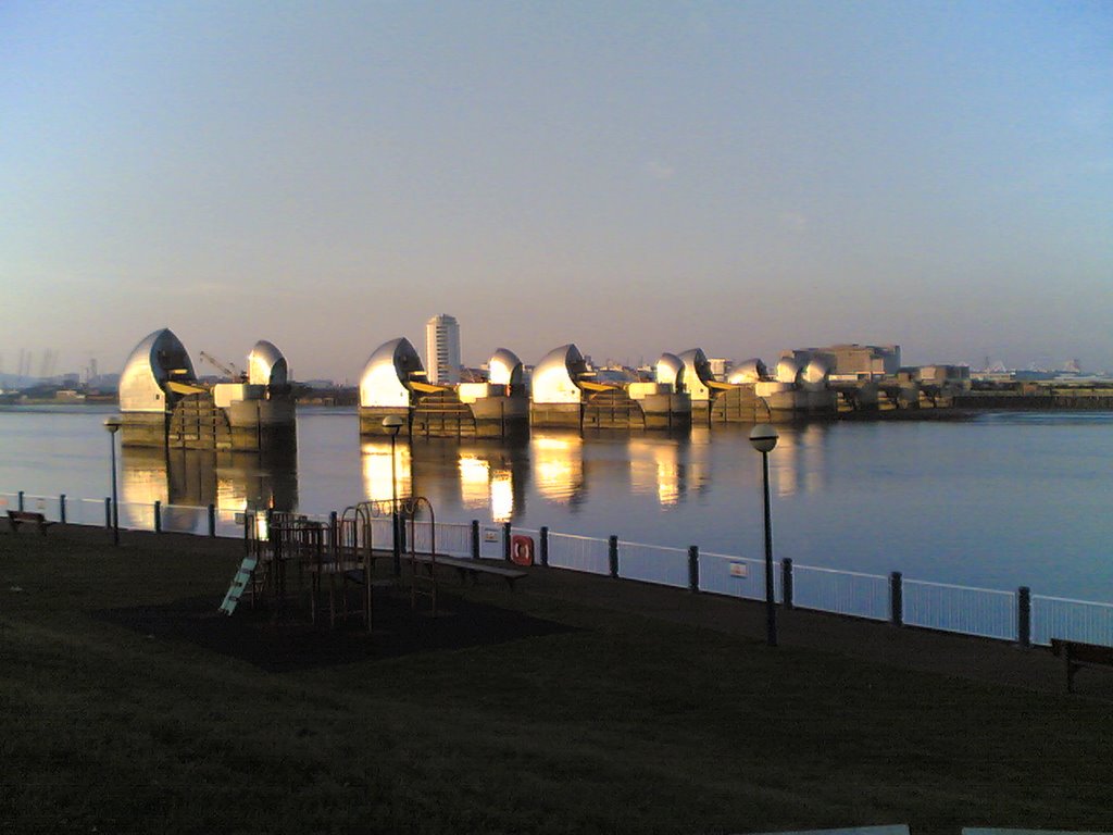 Thames Barrier by cockney Laurie