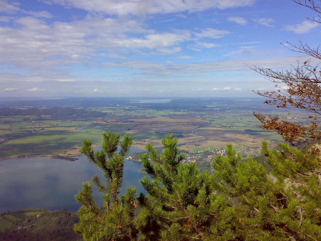 Kochelsee und Starnberger See vom Jochberg by Doriano De Polli