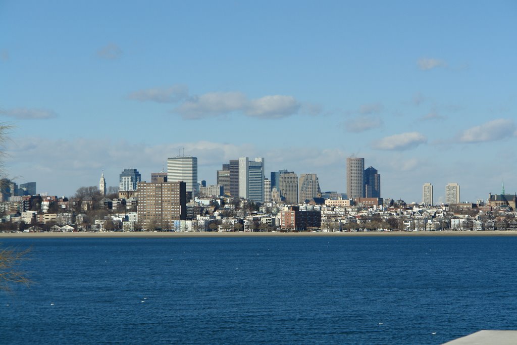 Boston Skyline, Taken from JFK Library - Dorchester, MA by John M Sullivan