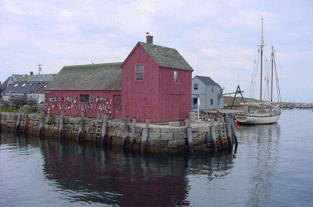 "Motif No. 1" - Rockport, MA by John M Sullivan