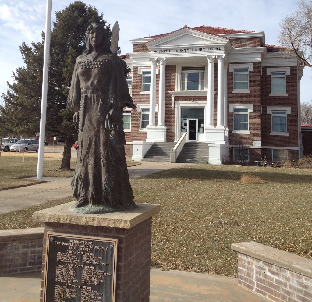 The Wichita County Court House in Leoti Kansas ( No where near the second largest city is the state by the same name) by JBTHEMILKER