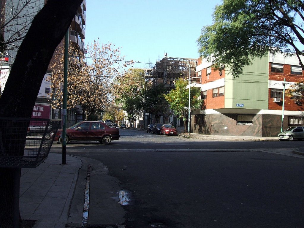 Mayo de 2008 - Calles J. Bonifacio y Malvinas Argentinas - Vista hacia el Este by Luis Acosta