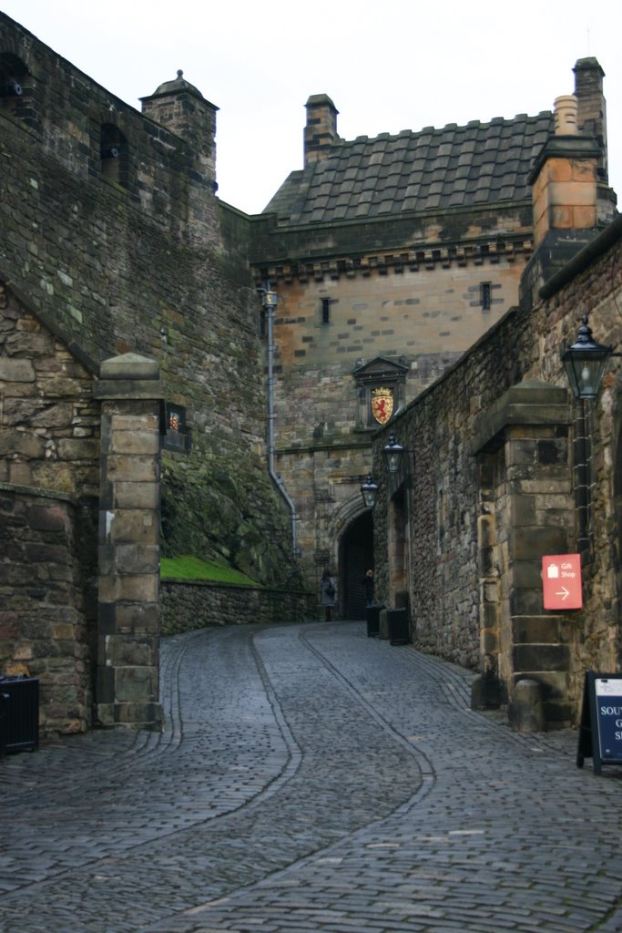 Cobblestones to the Portcullis Gate by Tony Reid by Tony Reid